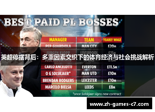 英超停摆背后：多重因素交织下的体育经济与社会挑战解析